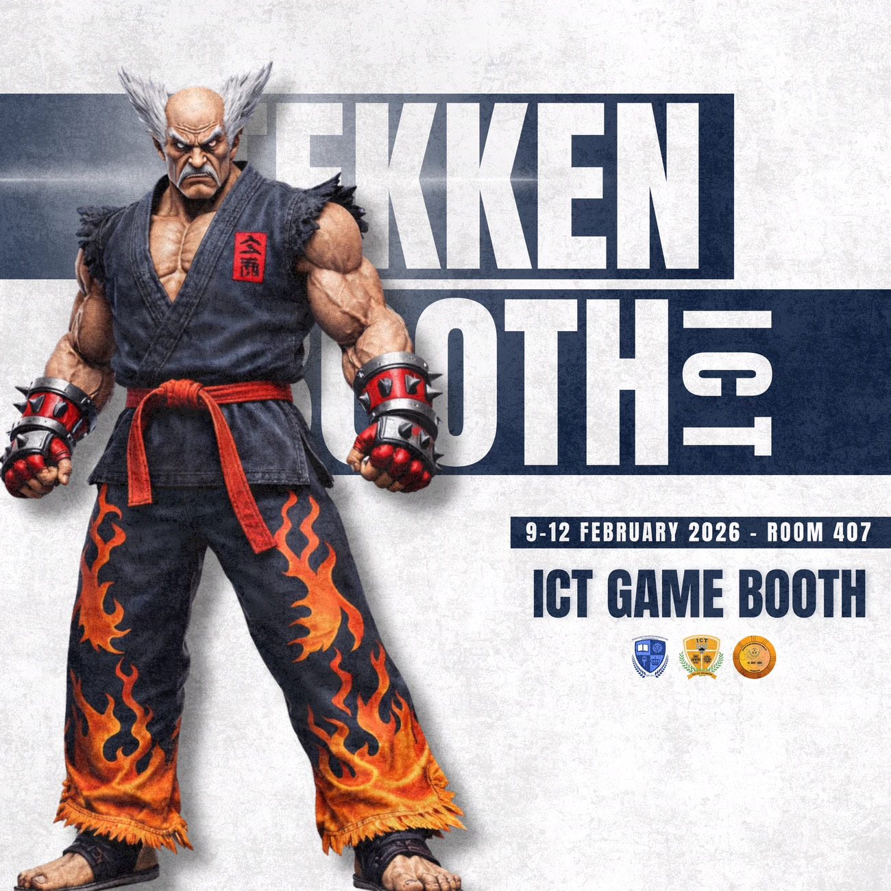 Tekken booth poster